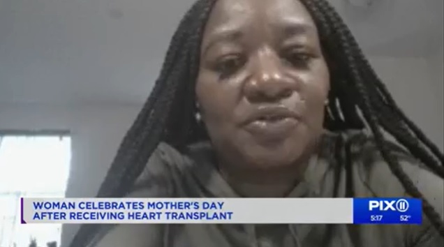 Sonda McInnes celebrates Mother's Day after a heart transplant