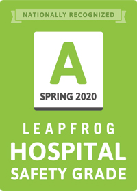 Leapfrog Hospital Safety Grade Spring 2020 Logo