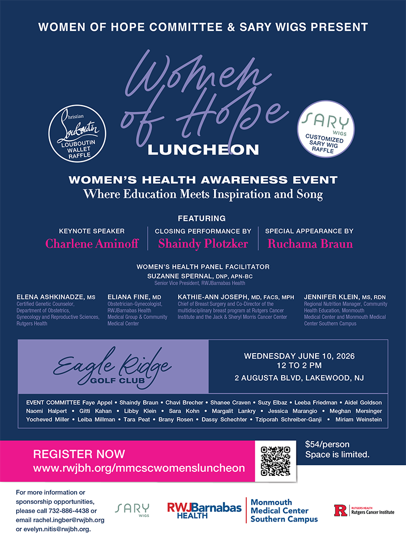 Women of Hope Luncheon flyer