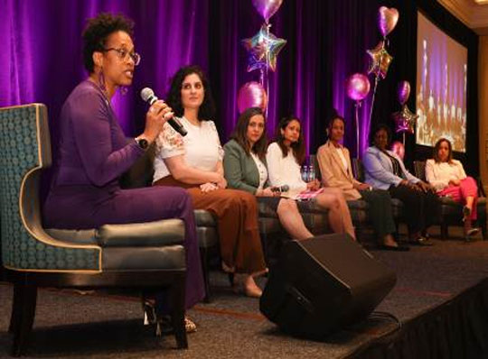 Panel moderator Atiya Jaha-Rashidi, MHA, RN, Chief Equity Officer and Vice President of Community Relations, Newark Beth Israel Medical Center and Children's Hospital of New Jersey, invited attendees to ask candid questions of the speakers and panelists in a supportive environment .