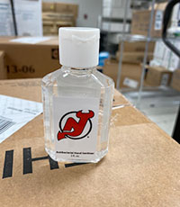 NJ Devils hand sanitizer