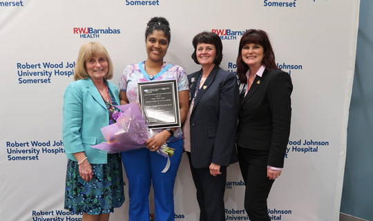 RWJUH Somerset Honors Cardiac Nurse With Top Nursing Award
