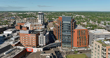 external view of the Jack & Sheryl Morris Cancer Center