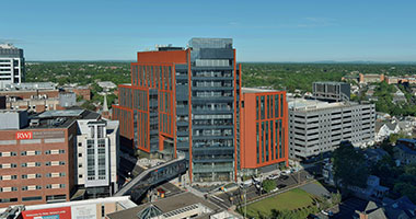 external view of the Jack & Sheryl Morris Cancer Center