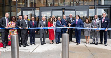Jack & Sheryl Morris Cancer Center ribbon cutting
