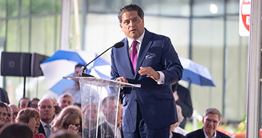 Jack & Sheryl Morris Cancer Center ribbon cutting