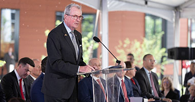 Jack & Sheryl Morris Cancer Center ribbon cutting