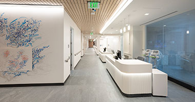 Jack & Sheryl Morris Cancer Center interior