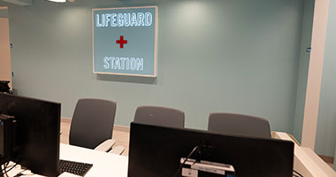 Jack & Sheryl Morris Cancer Center Pediatric Lifeguard Station