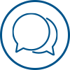speech bubbles icon