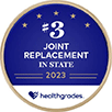 Healthgrades #3 in State for Joint Replacement