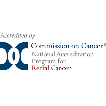 Accredited by Commission on Cancer - National Accreditation Program for Rectal Cancer