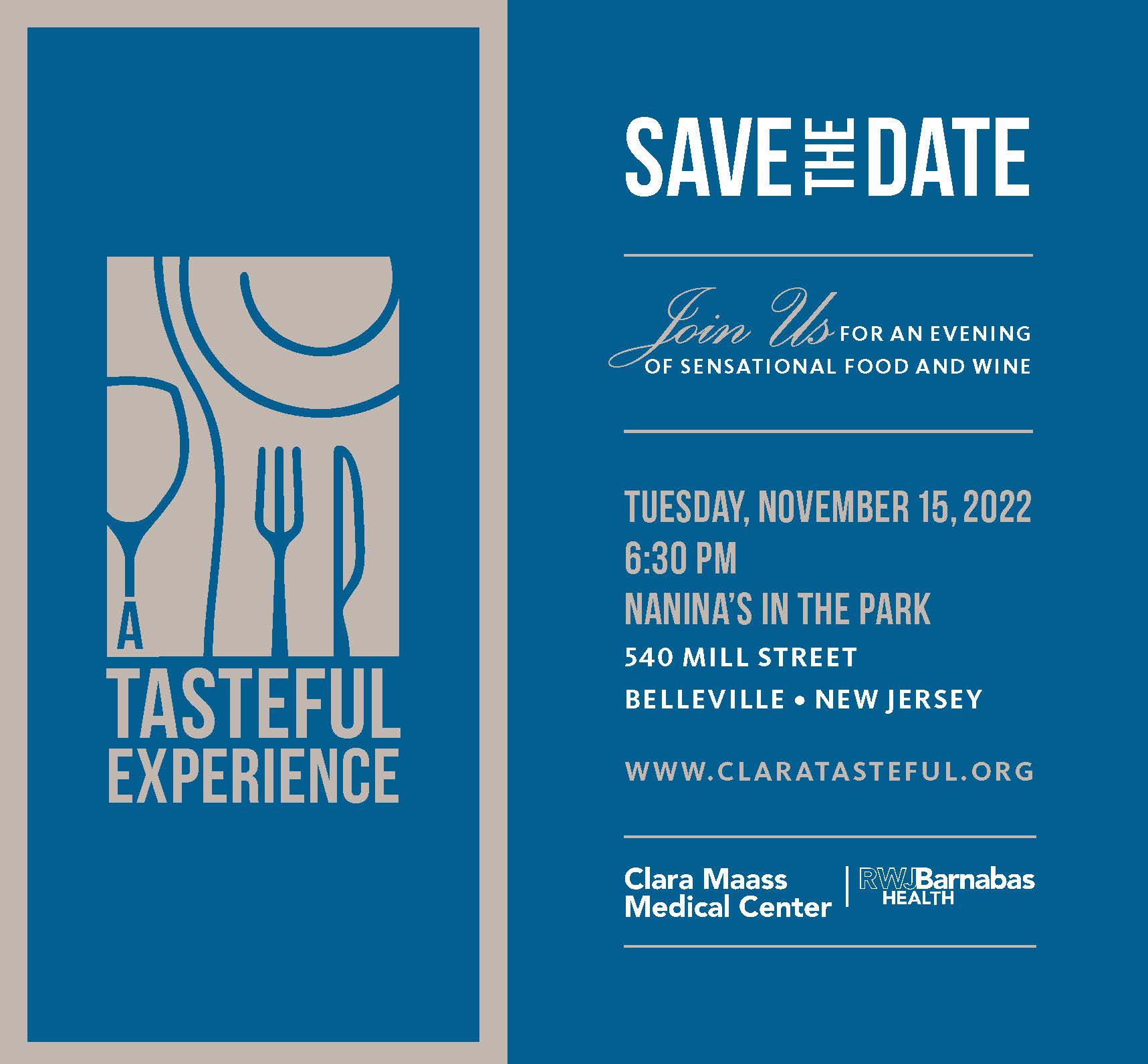 Save the Date Tasteful Experience