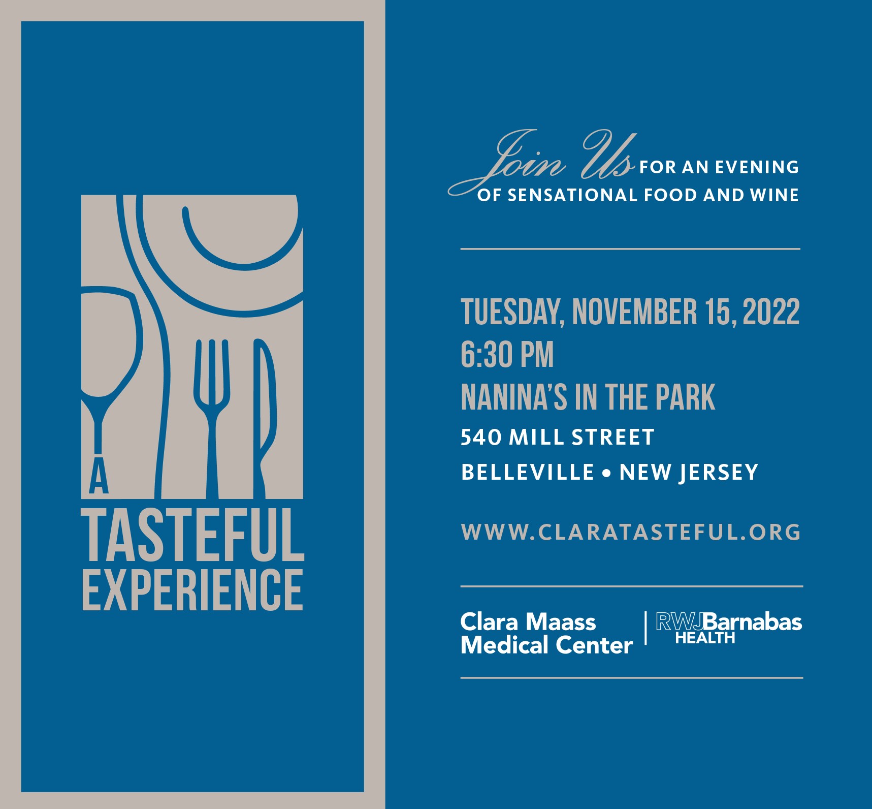 Save the Date Tasteful Experience