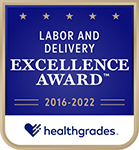 Healthgrades Excellence Award 2022 Labor and Delivery