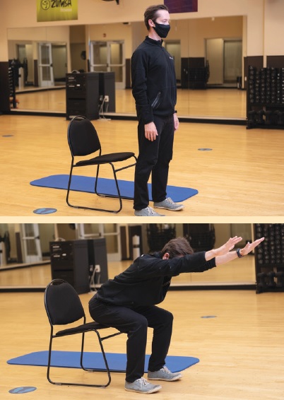 Sit-to-stand exercise