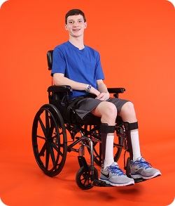 young man in wheelchair 