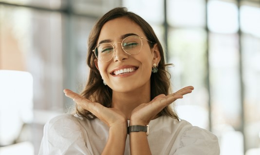 Woman Smiling