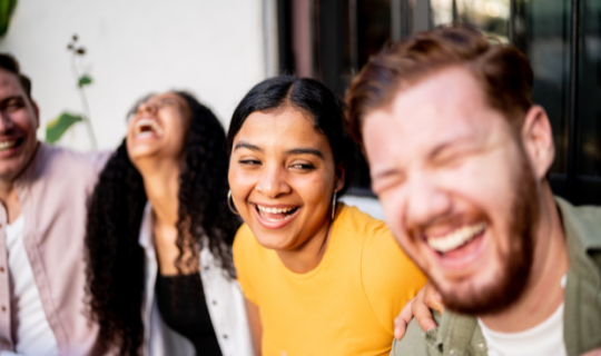 People laughing
