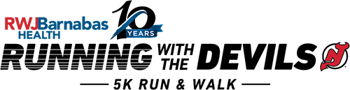 RWJBarnabas Health Running with the Devils 5K Run and Walk - 10th Anniversary logo