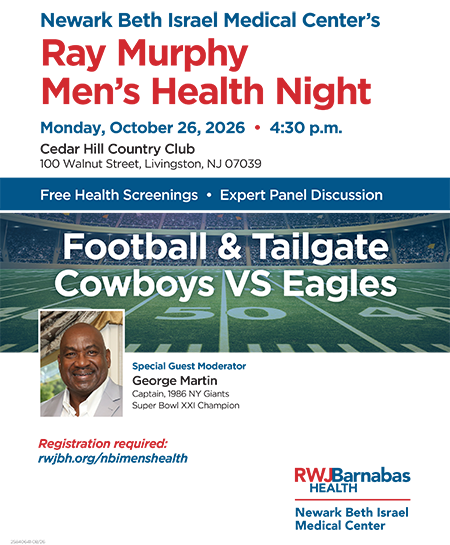 NBI Ray Murphy Men's Health Night flyer