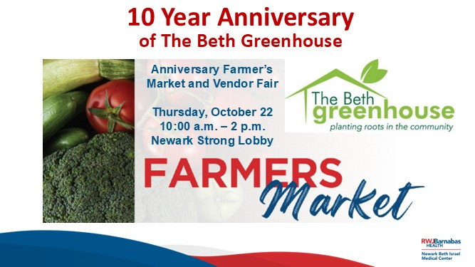 Beth Greenhouse 10th Anniversary Farmers Market and Local Vendor Fair