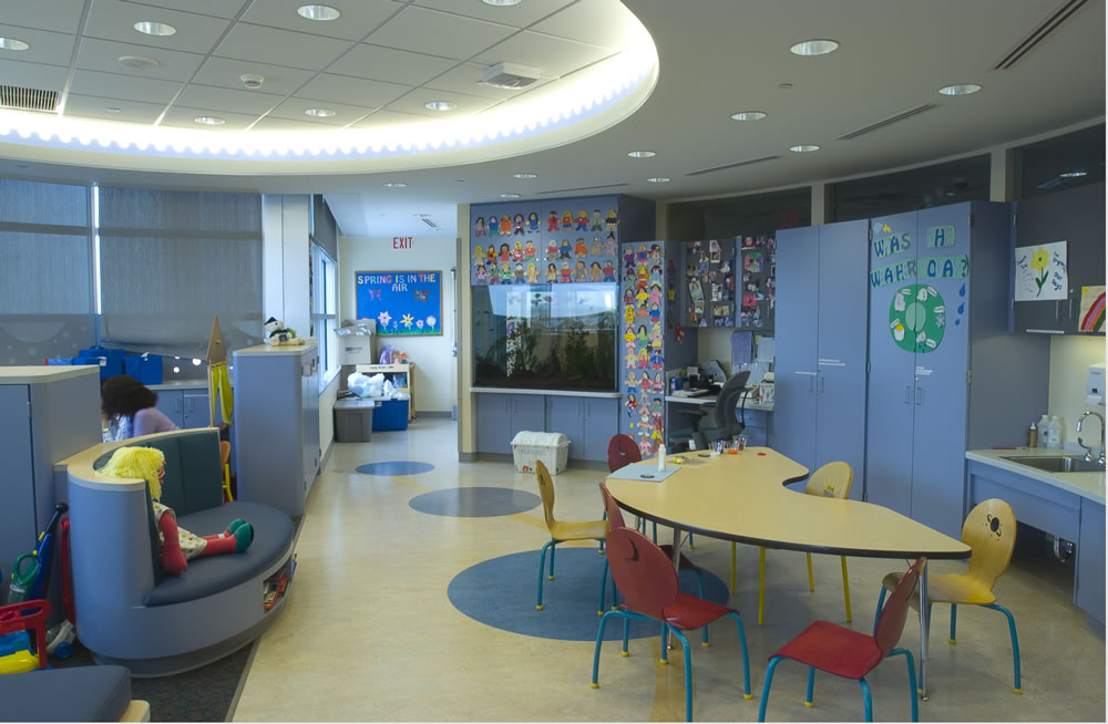 Oncology unit playroom