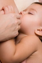 child breastfeeding