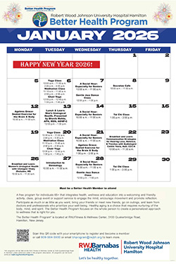 RWJUH Hamilton Calendar