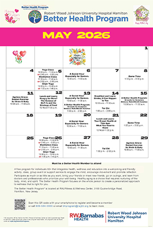 RWJUH Hamilton Calendar