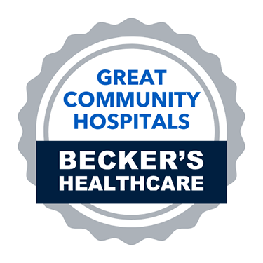 Becker's Healthcare Great Community Hospitals badge
