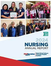 RWJ Hamilton  Nursing Annual Reports