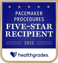 Healthgrades Pacemaker Procedures Five-Star Recipient 2022