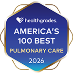 Healthgrades America's 100 Best Pulmonary Care 2026