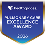 Healthgrades Pulmonary Care Excellence Award 2026