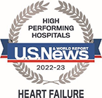 US News High Performing Hospitals Heart Failure 2022-2023