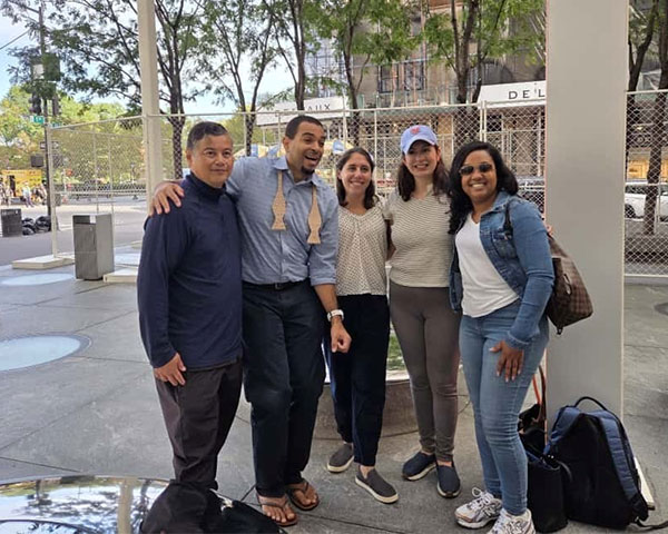 NBI Pediatric Residency Faculty standing together outside
