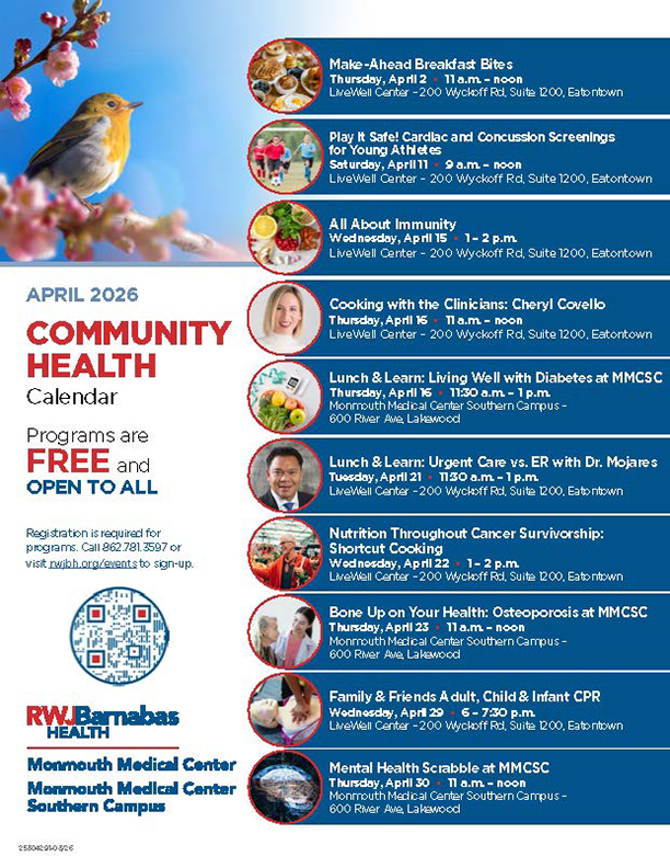 Community Education Events Calendar