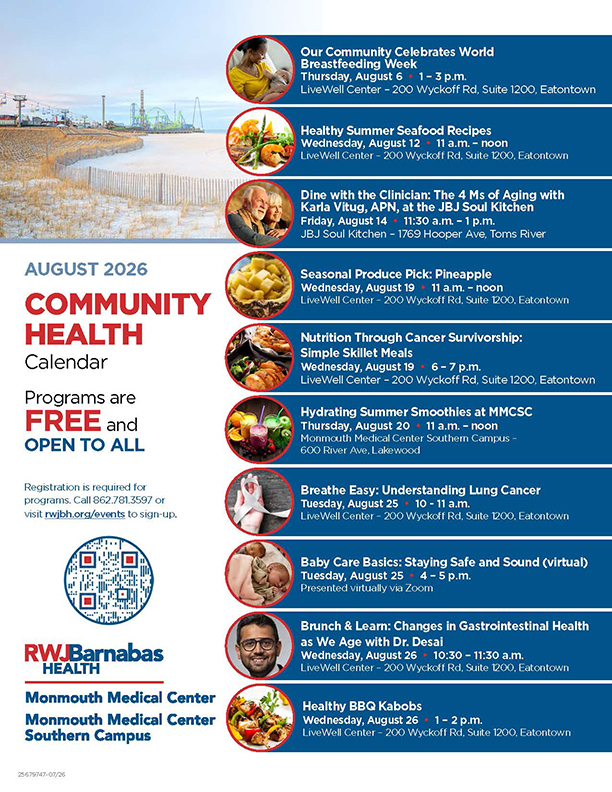 Community Education Events Calendar