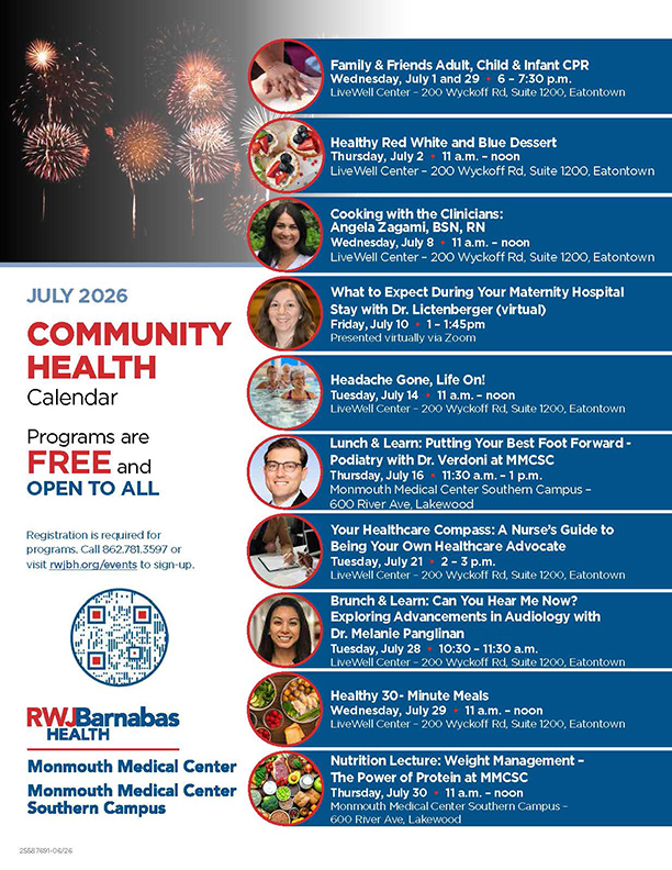 Community Education Events Calendar