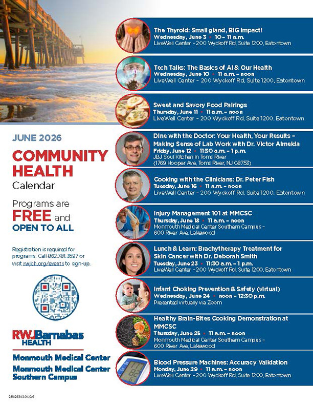 Community Education Events Calendar