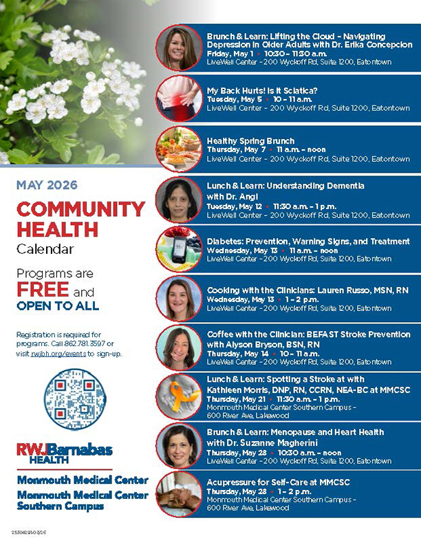 Community Education Events Calendar