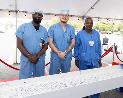 Monmouth Medical Center Beam Signing