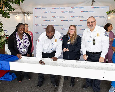 Monmouth Medical Center Beam Signing