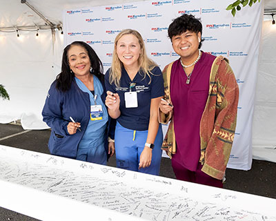 Monmouth Medical Center Beam Signing