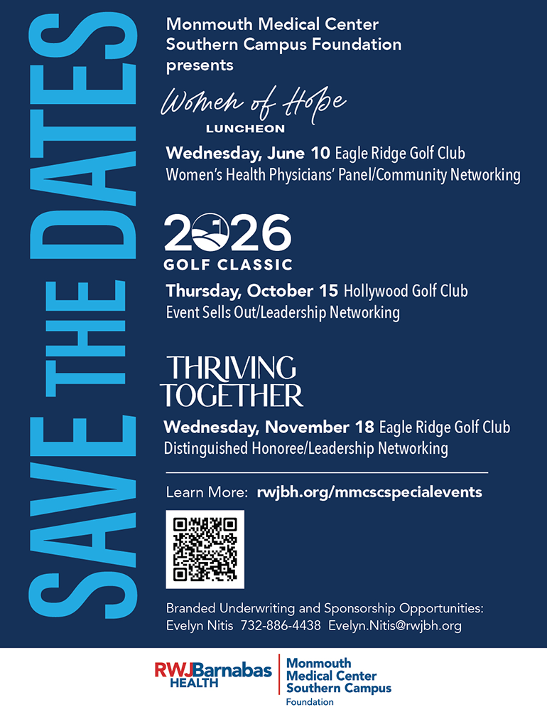 Save the Dates 2026 flyer