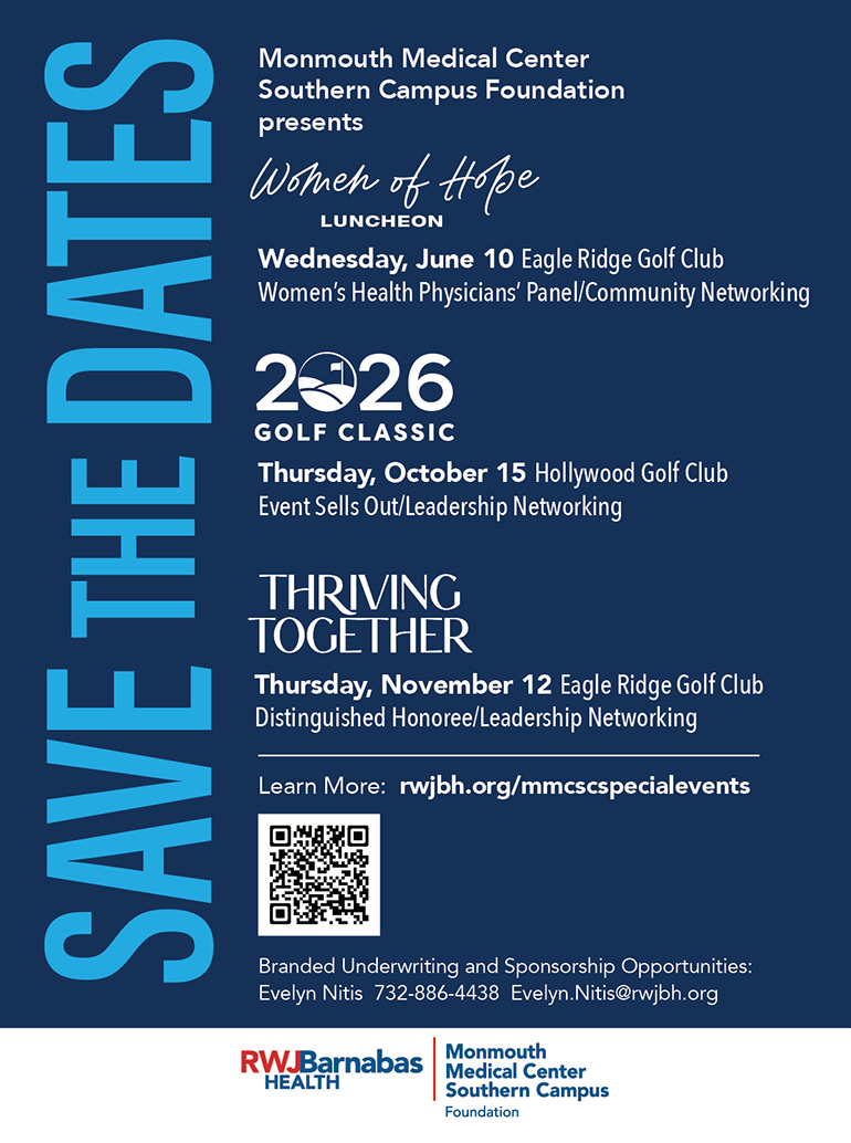 Save the Dates 2026 flyer