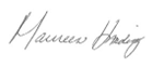 Maureen Harding's Signature