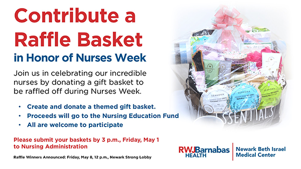 Contribute a Raffle Basket flyer