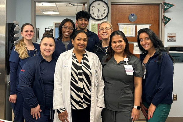 5Tower: Milena Illiano RN, Edmarie Narvaez RN, Ritchelle Phanor BSN, RN, Dr. Sameera Maganti MD, Manav Murali CCT, Melissa Wilimzcyk BSN, RN-BC, EMT, Sarai Gonzalez UC, & Victoria D’Uva CCT